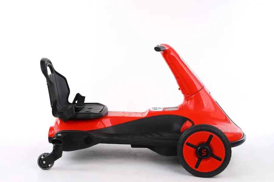 Kinder Elektro Drift-Cart 360 Go-Kart - 12V mit 2x45W Motoren, Musik & Bluetooth