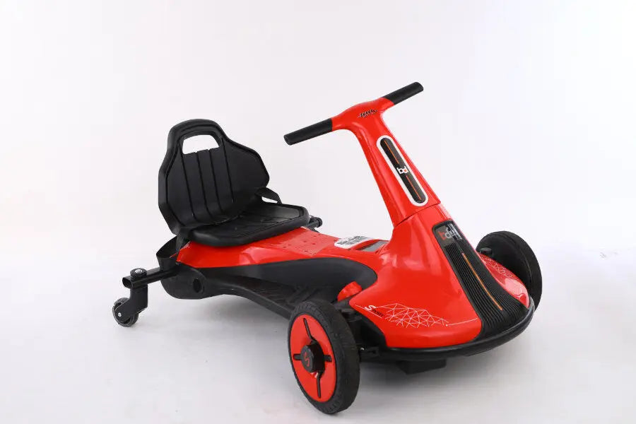 Kinder Elektro Drift-Cart 360 Go-Kart - 12V mit 2x45W Motoren, Musik & Bluetooth