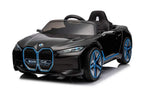 BMW i4 Kinder Elektrofahrzeug – 12V, Leder, EVA, Fernbedienung, LED, Lizenziert
