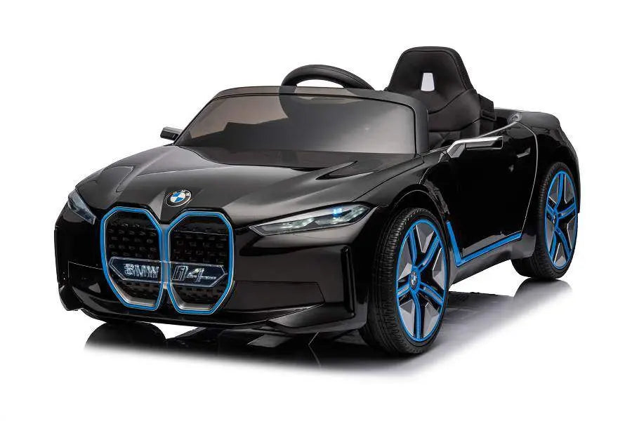 BMW i4 Kinder Elektrofahrzeug – 12V, Leder, EVA, Fernbedienung, LED, Lizenziert