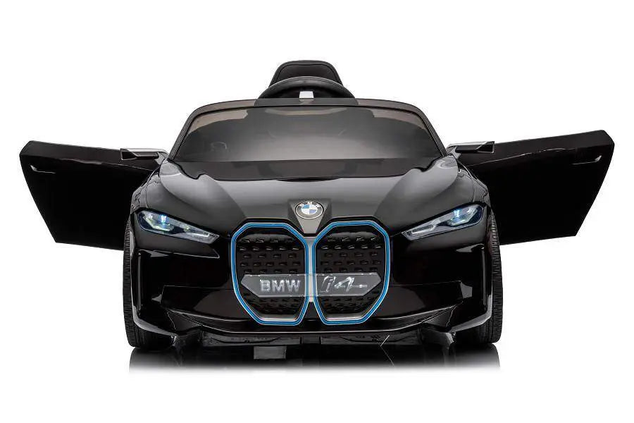 BMW i4 Kinder Elektrofahrzeug – 12V, Leder, EVA, Fernbedienung, LED, Lizenziert