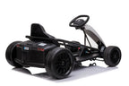 Kinder Elektro Drift GoKart in Weiß – Kart mit 2 Motoren, 10km/h, LED, Musik, 24V