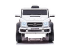 Mercedes G63 AMG 6x6 Kinder Elektroauto lizenziert in weiß oder schwarz – Leder, EVA, Fernbedienung, MP3