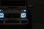 Mercedes G63 AMG 6x6 Kinder Elektroauto lizenziert in weiß oder schwarz – Leder, EVA, Fernbedienung, MP3