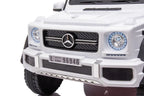 Mercedes G63 AMG 6x6 Kinder Elektroauto lizenziert in weiß oder schwarz – Leder, EVA, Fernbedienung, MP3
