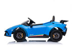 Lamborghini Huracan Kinder Elektroauto – 12V, 2 Motoren, inkl. Fernbedienung, Leder, EVA