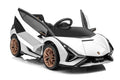 Lamborghini Sian Kinder Elektroauto - 12V, Fernbedienung, EVA, Leder, MP3