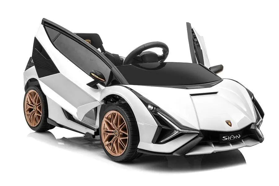 Lamborghini Sian Kinder Elektroauto - 12V, Fernbedienung, EVA, Leder, MP3