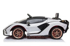 Lamborghini Sian Kinder Elektroauto - 12V, Fernbedienung, EVA, Leder, MP3
