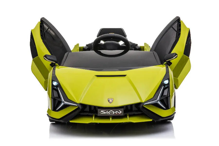 Lamborghini Sian Kinder Elektroauto - 12V, Fernbedienung, EVA, Leder, MP3