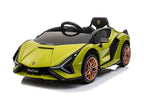 Lamborghini Sian Kinder Elektroauto - 12V, Fernbedienung, EVA, Leder, MP3