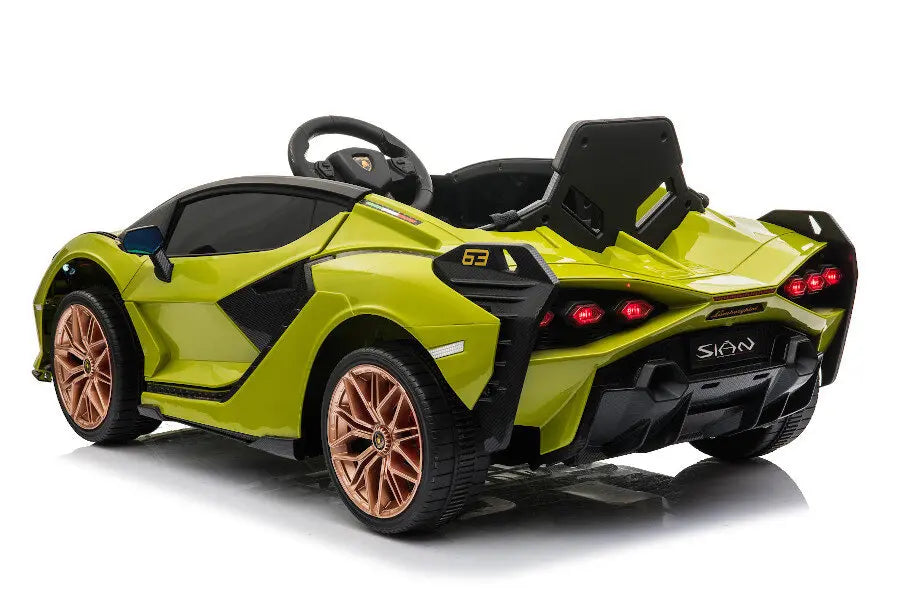 Lamborghini Sian Kinder Elektroauto - 12V, Fernbedienung, EVA, Leder, MP3