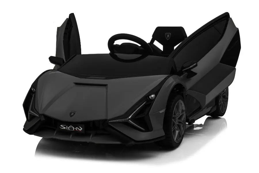 Lamborghini Sian Kinder Elektroauto - 12V, Fernbedienung, EVA, Leder, MP3