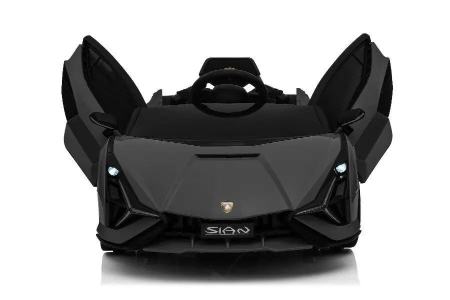 Lamborghini Sian Kinder Elektroauto - 12V, Fernbedienung, EVA, Leder, MP3