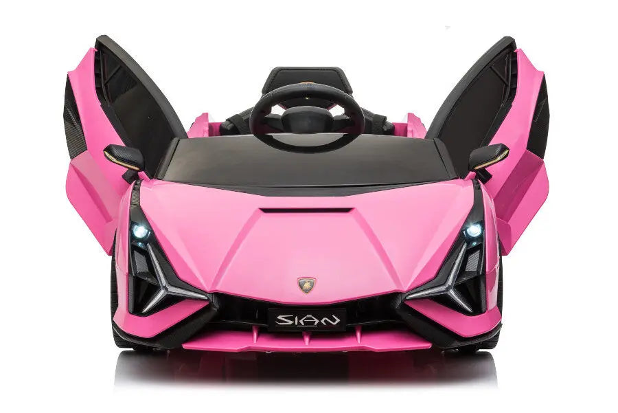 Lamborghini Sian Kinder Elektroauto - 12V, Fernbedienung, EVA, Leder, MP3