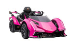 Lamborghini V12 Vision Gran Turismo Kinder Elektroauto – Lizenziert + RC, Leder