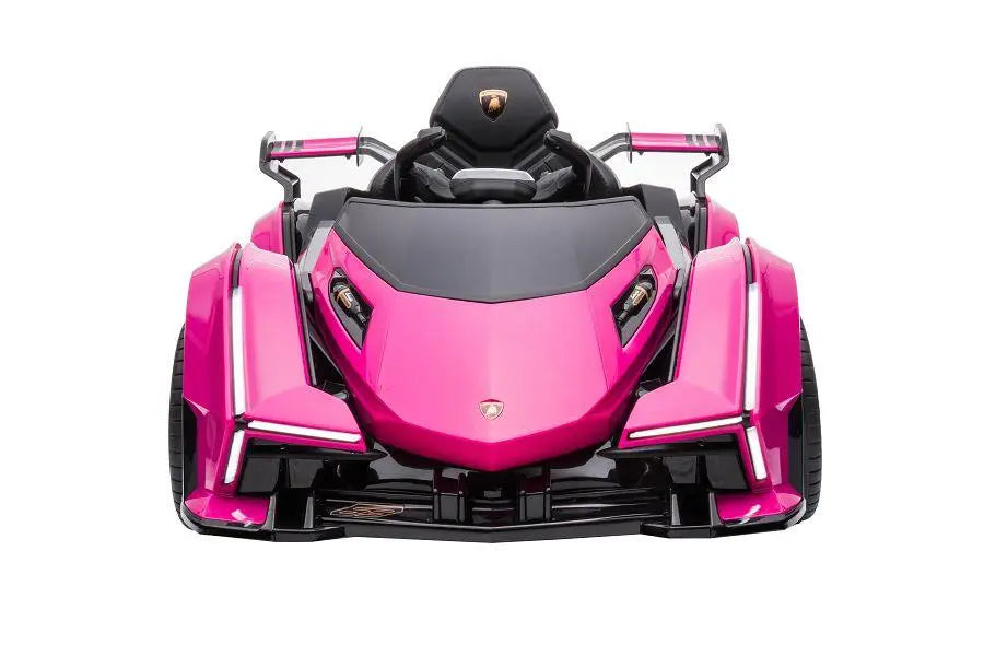 Lamborghini V12 Vision Gran Turismo Kinder Elektroauto – Lizenziert + RC, Leder