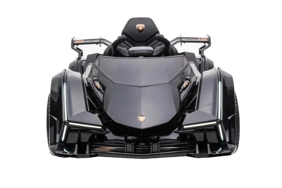 Lamborghini V12 Vision Gran Turismo Kinder Elektroauto – Lizenziert + RC, Leder