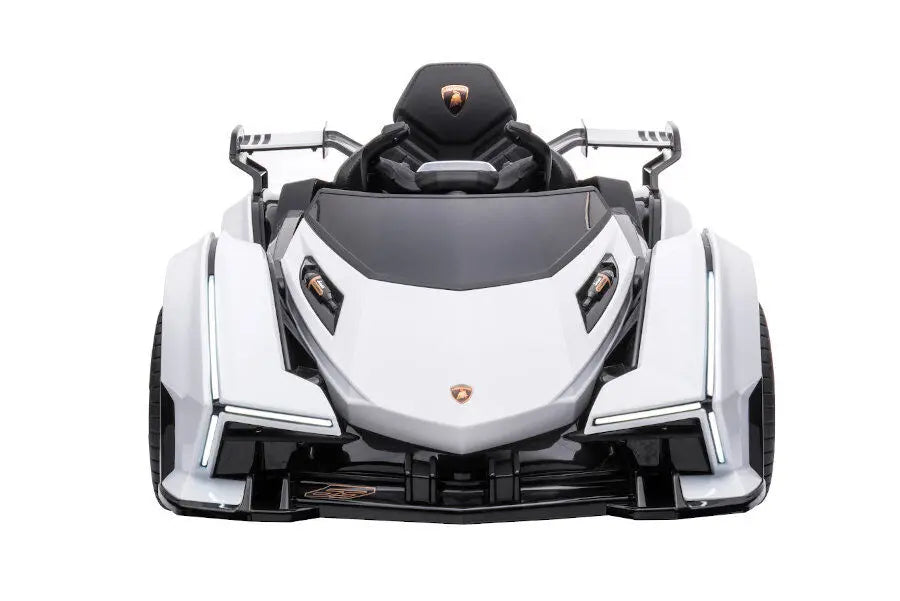 Lamborghini V12 Vision Gran Turismo Kinder Elektroauto – Lizenziert + RC, Leder
