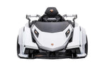 Lamborghini V12 Vision Gran Turismo Kinder Elektroauto – Lizenziert + RC, Leder