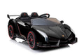 Lamborghini Veneno 2-Sitzer Kinder Elektroauto 4x12V – Lizenziert + Fernbedienung, Leder, EVA