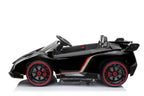 Lamborghini Veneno 2-Sitzer Kinder Elektroauto 4x12V – Lizenziert + Fernbedienung, Leder, EVA