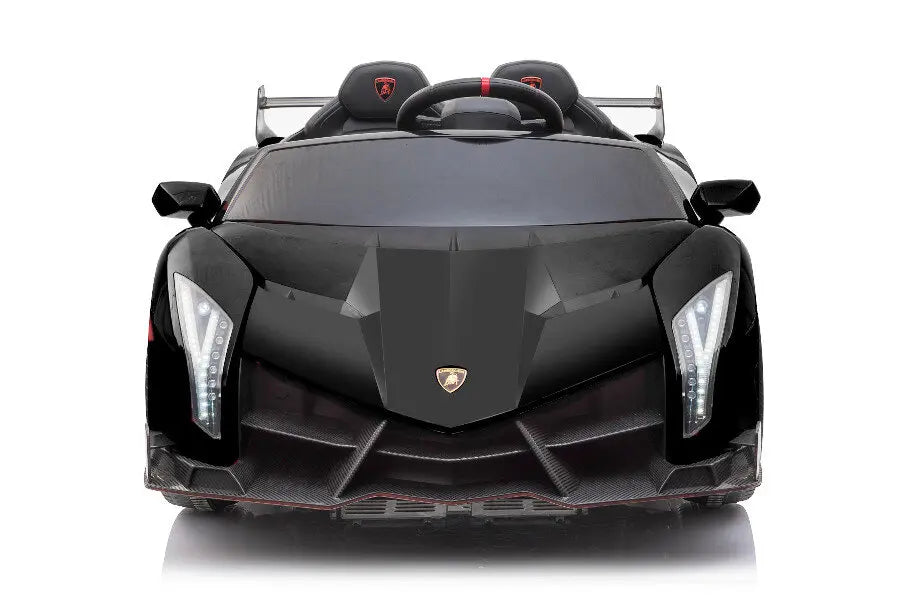 Lamborghini Veneno 2-Sitzer Kinder Elektroauto 4x12V – Lizenziert + Fernbedienung, Leder, EVA