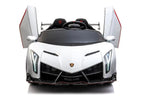 Lamborghini Veneno 2-Sitzer Kinder Elektroauto 4x12V – Lizenziert + Fernbedienung, Leder, EVA