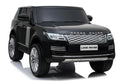 Land Rover Range Rover Kinder Elektroauto SUV in Schwarz – Doppelsitzer, Leder, Fernbedienung, Musik