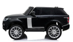 Land Rover Range Rover Kinder Elektroauto SUV in Schwarz – Doppelsitzer, Leder, Fernbedienung, Musik