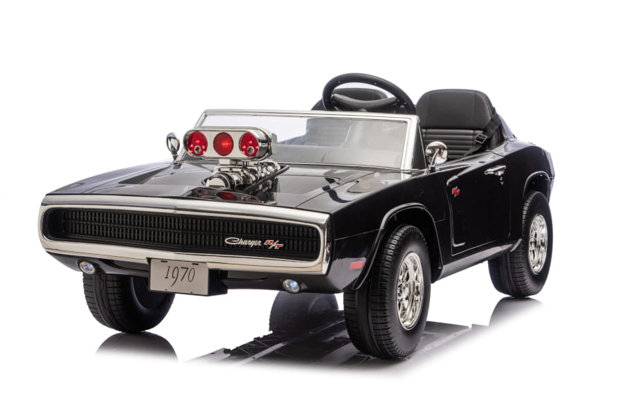 Dodge Charger 2-Sitzer Kinder Elektrofahrzeug 24V - lizenziert, MP3, Leder, EVA, Bluetooth