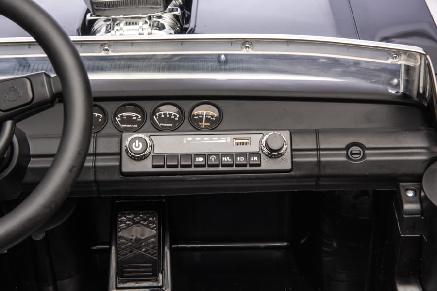 Dodge Charger 2-Sitzer Kinder Elektrofahrzeug 24V - lizenziert, MP3, Leder, EVA, Bluetooth