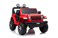 Jeep Wrangler Elektro Kinderauto – Mit Fernbedienung, EVA-Reifen, Ledersitz, 4 Motoren