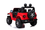 Jeep Wrangler Elektro Kinderauto – Mit Fernbedienung, EVA-Reifen, Ledersitz, 4 Motoren