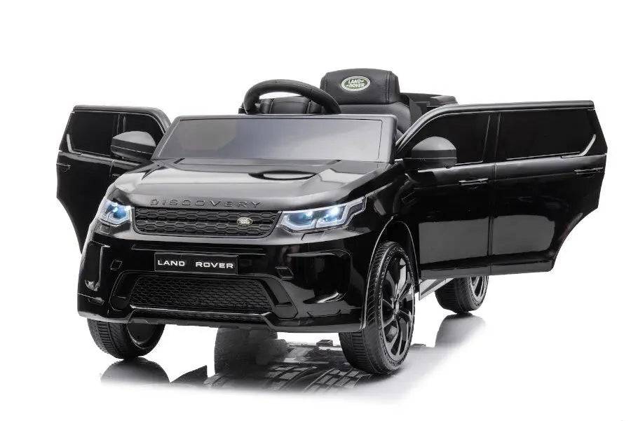 Land Rover Discovery 5 Kinder Elektroauto – lizenziert, 12V, 2 Motoren, Fernsteuerung, MP3, Ledersitz, EVA