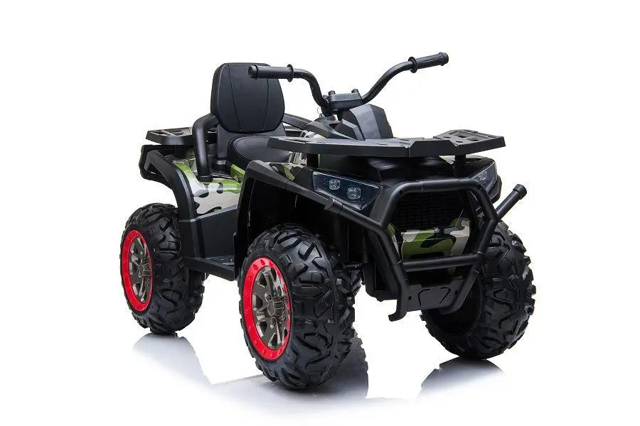 Kinder Elektro Quad in Camouflage – 6km/h, LED, MP3, 2x45W, Batterieanzeige, 2x12V