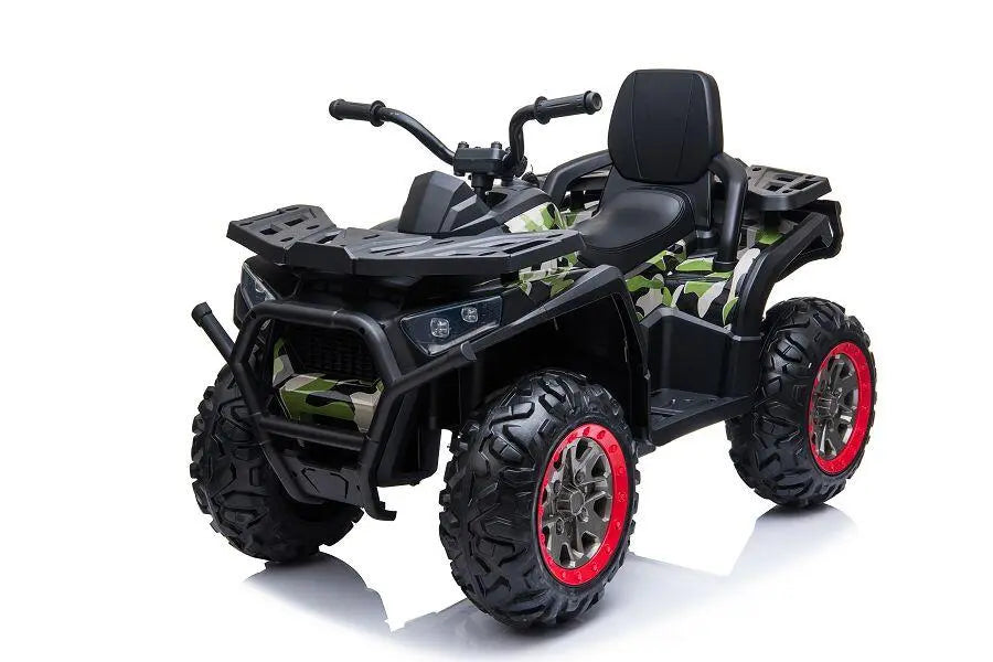 Kinder Elektro Quad in Camouflage – 6km/h, LED, MP3, 2x45W, Batterieanzeige, 2x12V