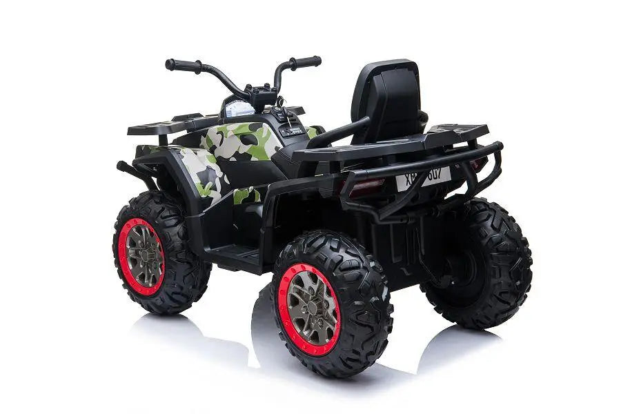 Kinder Elektro Quad in Camouflage – 6km/h, LED, MP3, 2x45W, Batterieanzeige, 2x12V