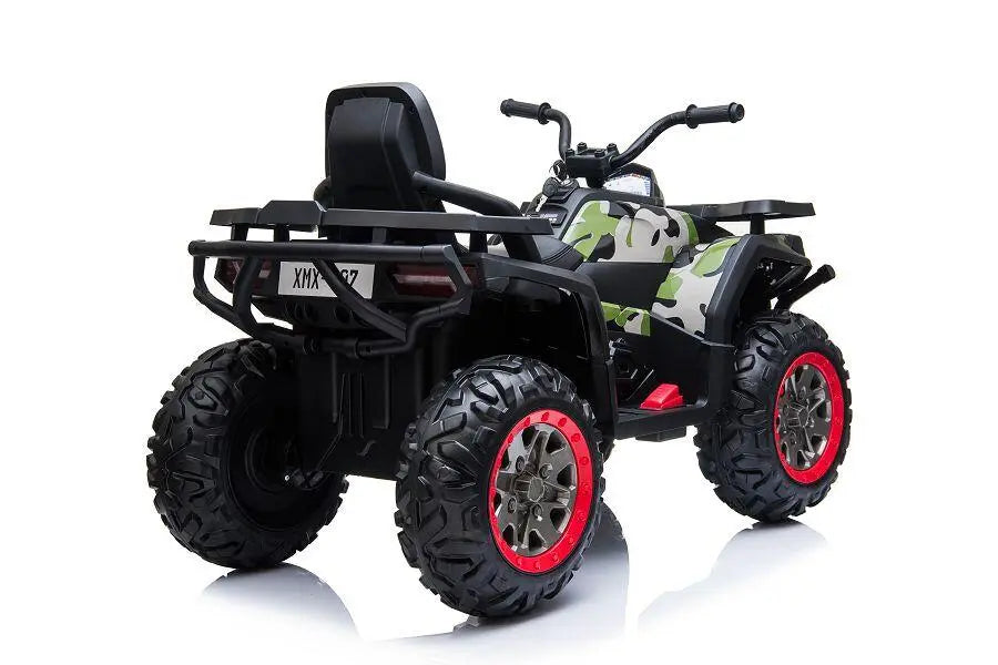 Kinder Elektro Quad in Camouflage – 6km/h, LED, MP3, 2x45W, Batterieanzeige, 2x12V