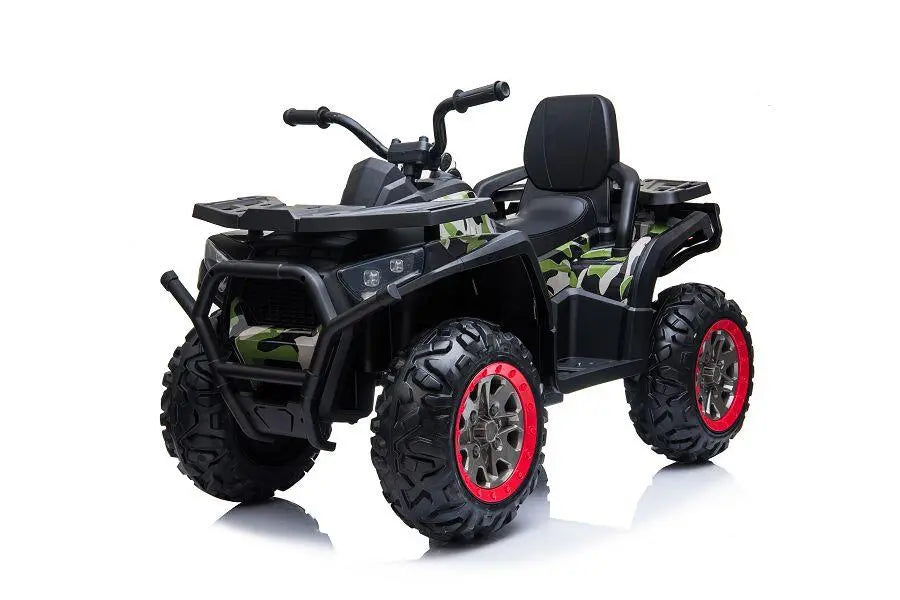 Kinder Elektro Quad in Camouflage – 6km/h, LED, MP3, 2x45W, Batterieanzeige, 2x12V