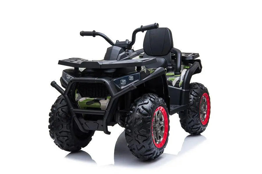 Kinder Elektro Quad in Camouflage – 6km/h, LED, MP3, 2x45W, Batterieanzeige, 2x12V