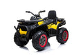 Kinder Elektroauto SUV Quad in Gelb oder Rot - 2x 45W, Musik, LED, EVA, Stoßdämpfer,