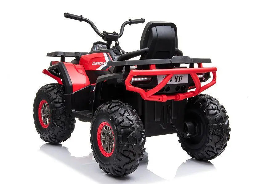 Kinder Elektroauto SUV Quad in Gelb oder Rot - 2x 45W, Musik, LED, EVA, Stoßdämpfer,