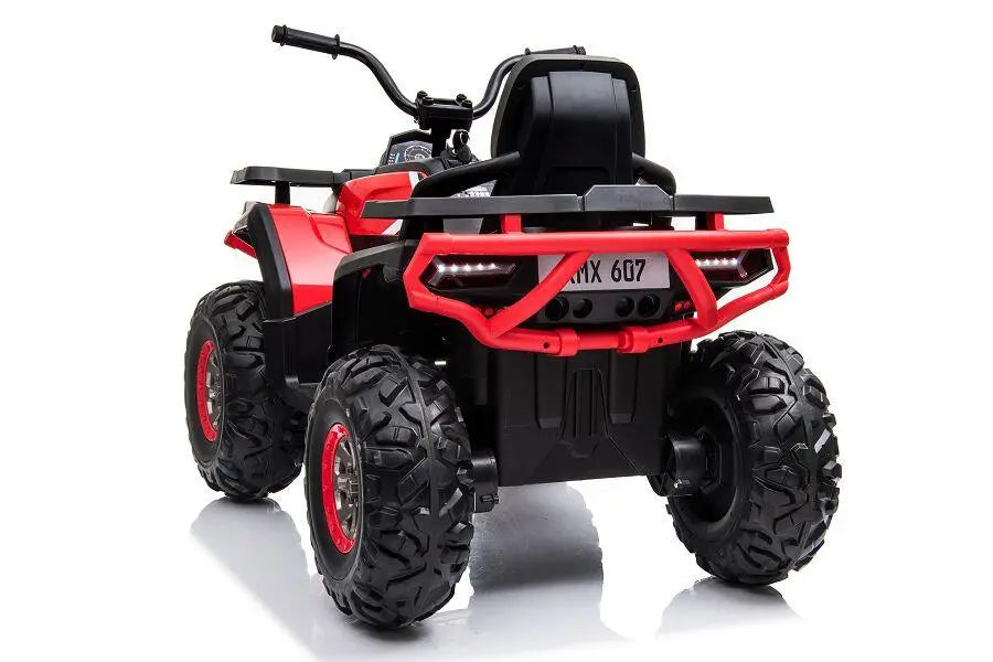 Kinder Elektroauto SUV Quad in Gelb oder Rot - 2x 45W, Musik, LED, EVA, Stoßdämpfer,
