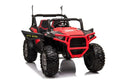 Kinderfahrzeug Elektro Auto Buggy 999  – 2-Sitzer, 4 Motoren, Fernsteuerung, Allrad, Leder, EVA