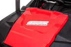 Kinderfahrzeug Elektro Auto Buggy 999  – 2-Sitzer, 4 Motoren, Fernsteuerung, Allrad, Leder, EVA