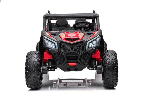 Kinder Elektrofahrzeug Buggy - 24V, Allrad, 2-Sitzer, Ledersitz & EVA inkl. Fernbedienung