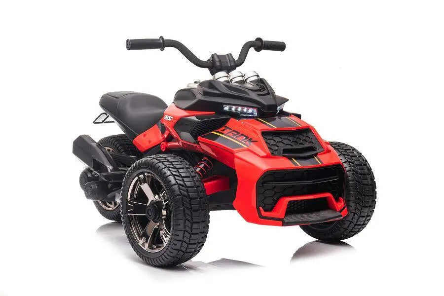 Kinder Elektro Motorrad 2x12V – 6km/h , Bluetooth, MP3, Leder, LED, Stoßdämpfer