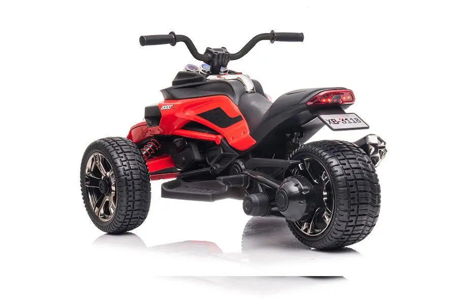 Kinder Elektro Motorrad 2x12V – 6km/h , Bluetooth, MP3, Leder, LED, Stoßdämpfer