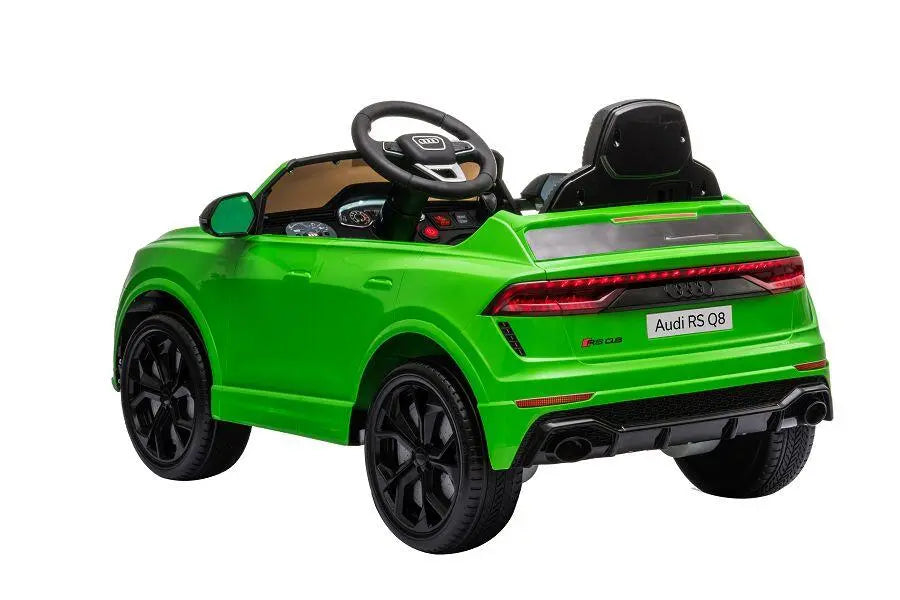 Audi RS Q8 Elektro Kinderauto 12V mit 2 Motoren – Ledersitz, EVA Reifen, Fernbedienung